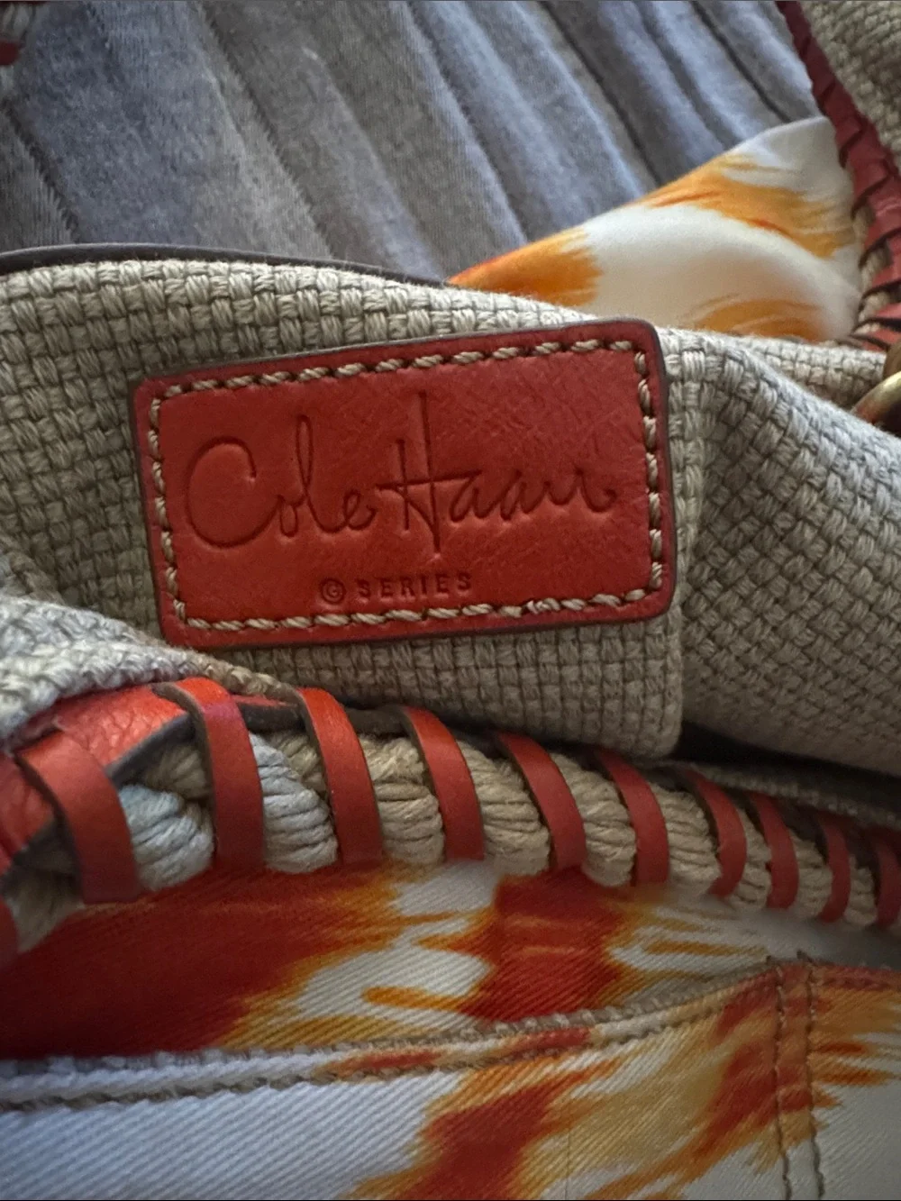 Cole Haan vibrant orange